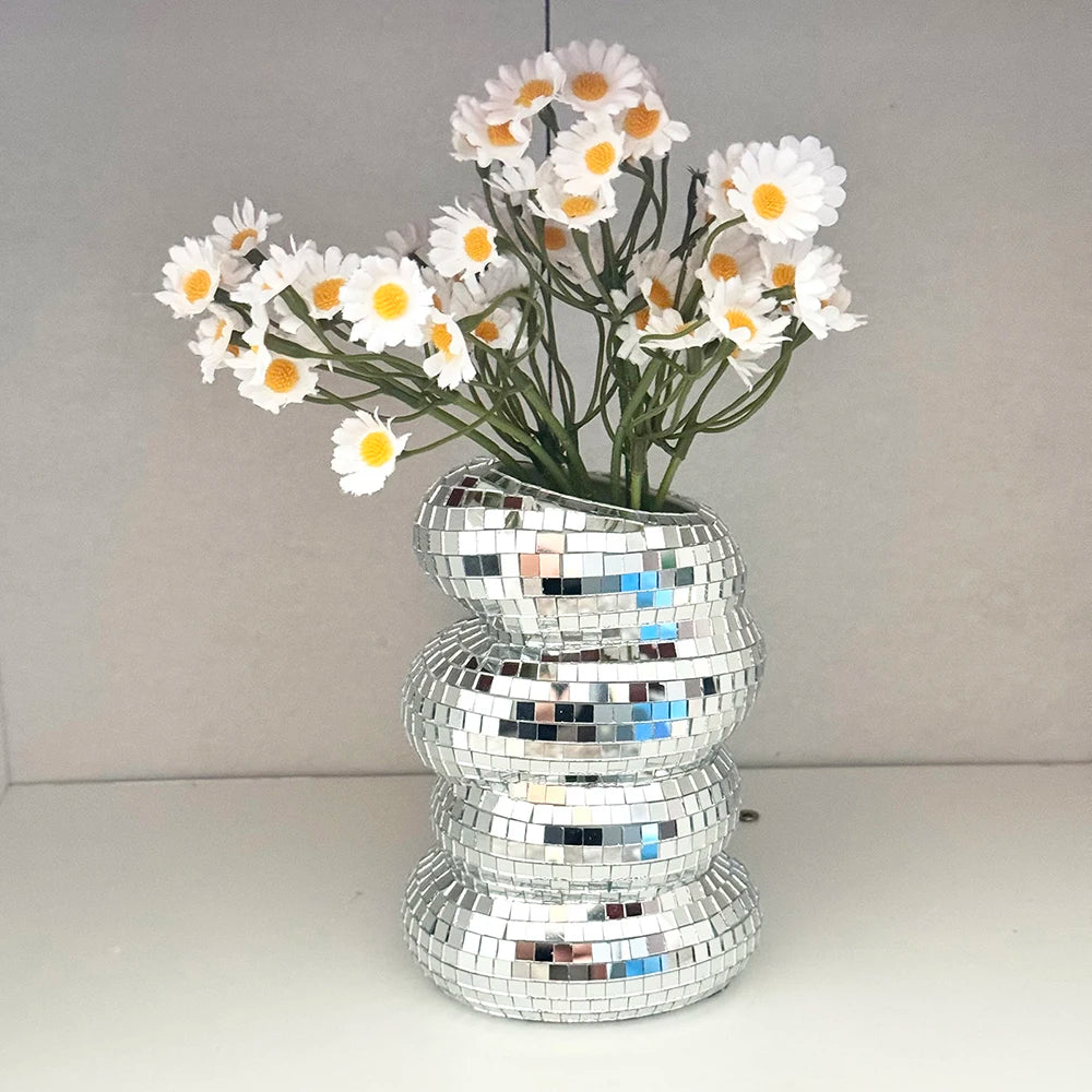 DiscoBloom Mirror Vase